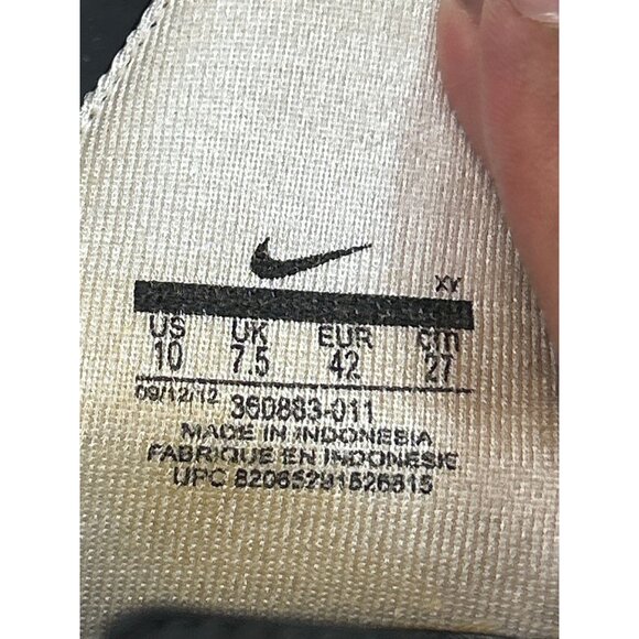 Nike Womens Comfort Footbed Slides Black Size 10 Hook & Loop Adjustable Strap Ca - Picture 6 of 8